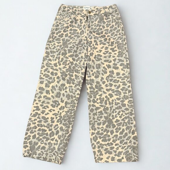 Abercrombie & Fitch Other - Abercrombie Kids Baggy Leopard Print Jeans | Girls Size 14 | Low Rise